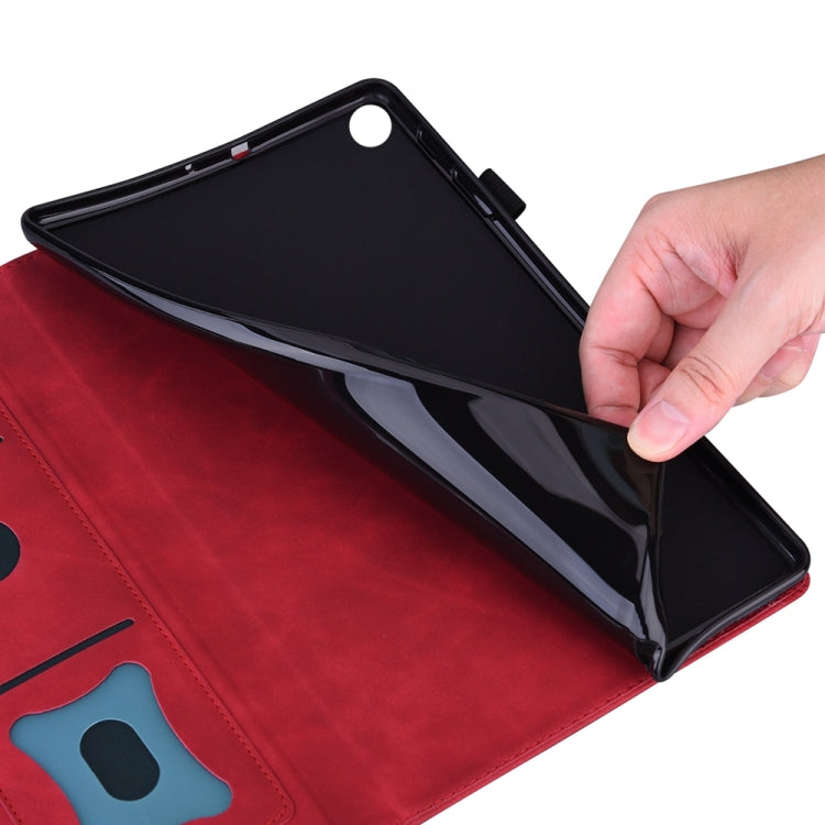 For iPad Pro 13 2024 Splicing Shockproof Leather Tablet Case(Red) - free shipping - PMC TechLife - Order now!