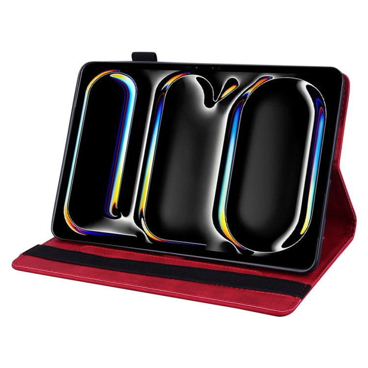 For iPad Pro 13 2024 Calf Texture Embossed Leather Tablet Case(Red) - iPad Pro 13 2024 Cases by PMC TechLife | Online Shopping South Africa | PMC TechLife | Buy Now Pay Later Mobicred