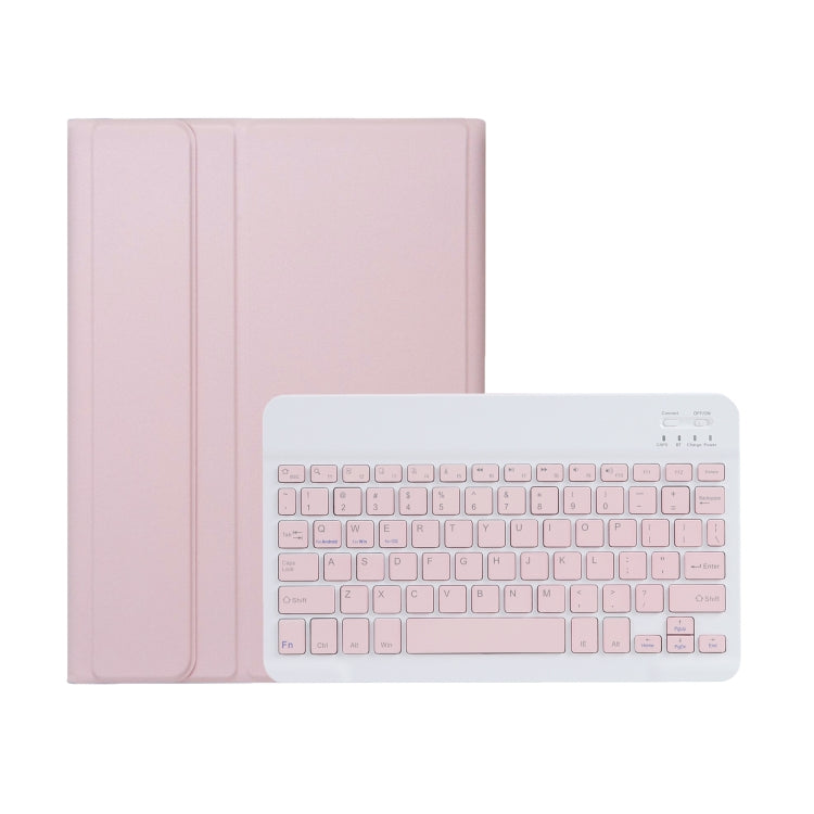 For iPad Pro 11 2024 A13B Lambskin Texture Bluetooth Touch Keyboard Leather Tablet Case with Pen Slot(Pink) - For iPad Pro by PMC TechLife | Online Shopping South Africa | PMC TechLife | Buy Now Pay Later Mobicred