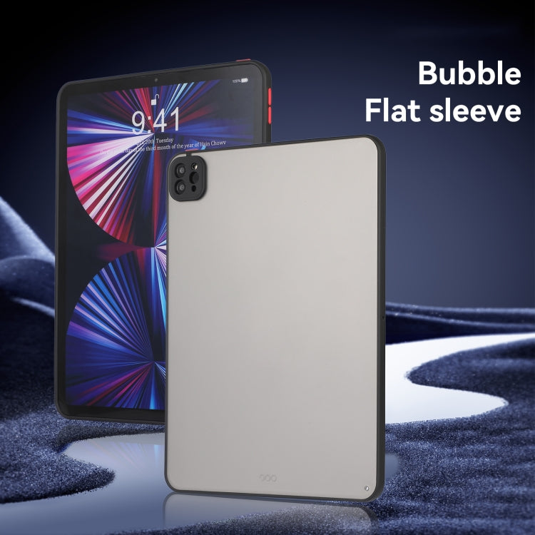 For iPad Pro 11 2024 Skin Feel 2 in 1 PC Hybrid TPU Tablet Case(Black) - iPad Pro 11 2024 Cases by PMC TechLife | Online Shopping South Africa | PMC TechLife | Buy Now Pay Later Mobicred