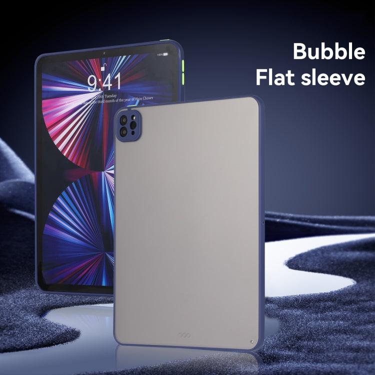 For iPad Pro 13 2024 Skin Feel 2 in 1 PC Hybrid TPU Tablet Case(Blue) - iPad Pro 13 2024 Cases by PMC TechLife | Online Shopping South Africa | PMC TechLife | Buy Now Pay Later Mobicred