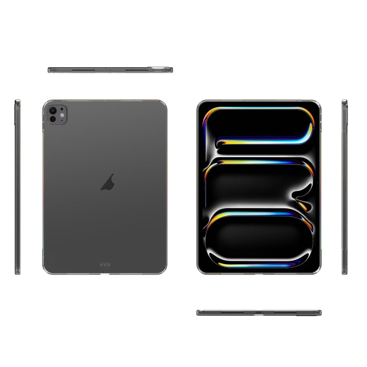 For iPad Pro 13 2024 Highly Transparent TPU Shockproof Protective Case(Transparent) - iPad Pro 13 2024 Cases by PMC Jewellery | Online Shopping South Africa | PMC Jewellery | Buy Now Pay Later Mobicred