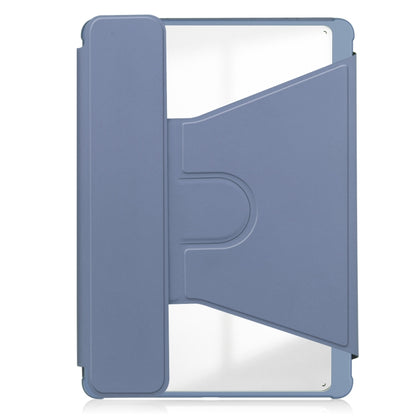 For iPad Pro 13 2024 Transparent Rotation Smart Leather Tablet Case(Lavender) - iPad Pro 13 2024 Cases by PMC Jewellery | Online Shopping South Africa | PMC Jewellery | Buy Now Pay Later Mobicred