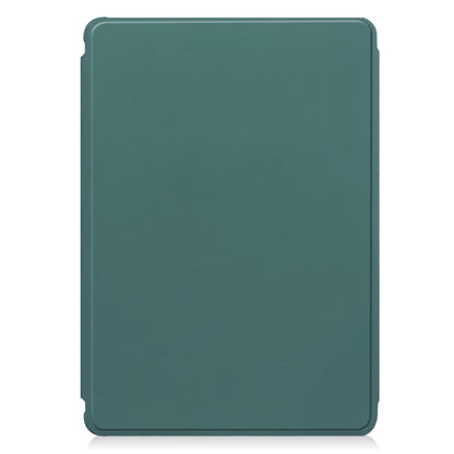 For iPad Pro 11 2024 Transparent Rotation Smart Leather Tablet Case(Dark Green) - iPad Pro 11 2024 Cases by PMC Jewellery | Online Shopping South Africa | PMC Jewellery | Buy Now Pay Later Mobicred
