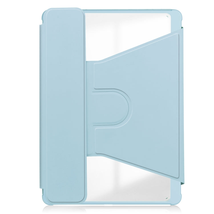 For iPad Pro 11 2024 Transparent Rotation Smart Leather Tablet Case(Sky Blue) - iPad Pro 11 2024 Cases by PMC TechLife | Online Shopping South Africa | PMC TechLife | Buy Now Pay Later Mobicred