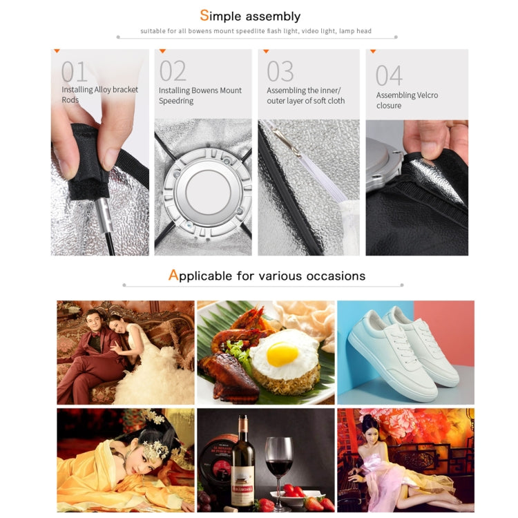 Godox SB-FW Series Bowens Mount Softbox Honeycomb Grid, Size:35 x 160cm - free shipping - PMC TechLife - Order now!