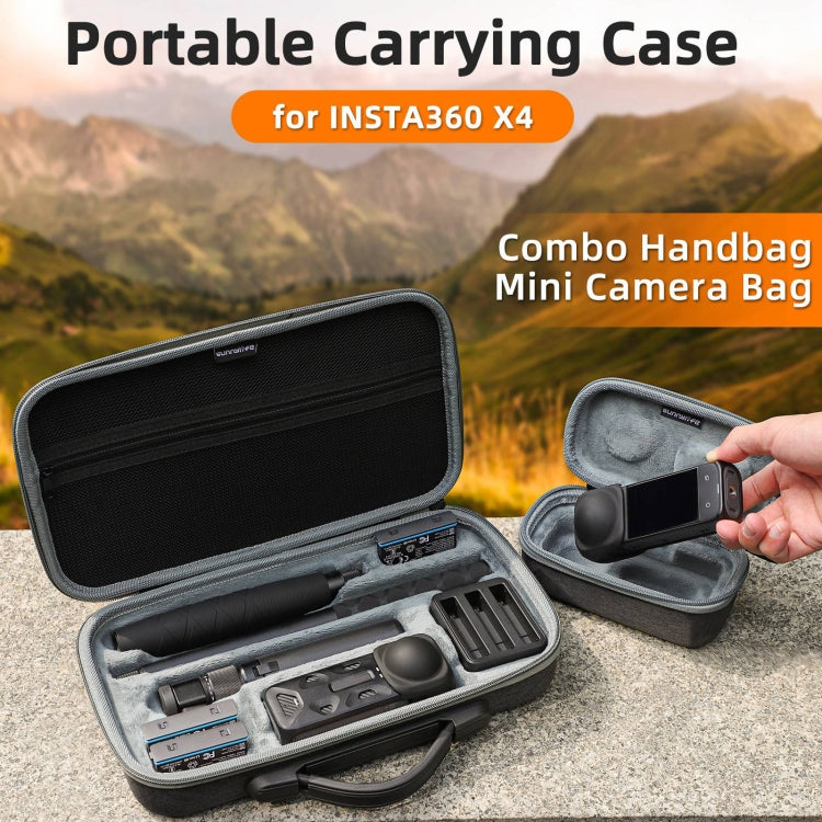 For Insta360 X4 / X5 Sunnylife Carrying Case Handbag, Model:X4-B816 Combo Bag - Case & Bags by Sunnylife | Online Shopping South Africa | PMC TechLife | Buy Now Pay Later Mobicred