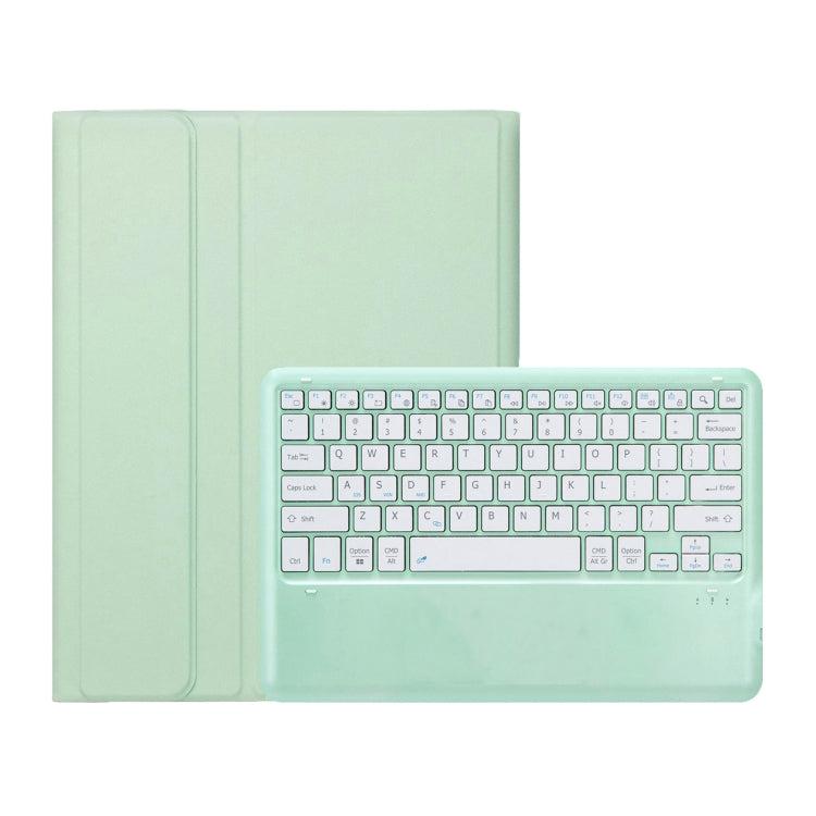 For iPad Pro 13 2024 A13B Detachable Ultra-Thin Bluetooth Keyboard Leather Tablet Case with Pen Slot(Light Green) - For iPad Pro by PMC TechLife | Online Shopping South Africa | PMC TechLife | Buy Now Pay Later Mobicred