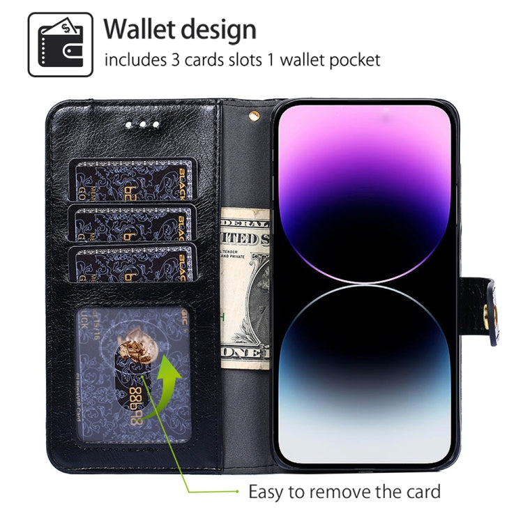 For Google Pixel 8a Zipper Bag Leather Phone Case(Black) - Google Cases by PMC TechLife | Online Shopping South Africa | PMC TechLife | Buy Now Pay Later Mobicred