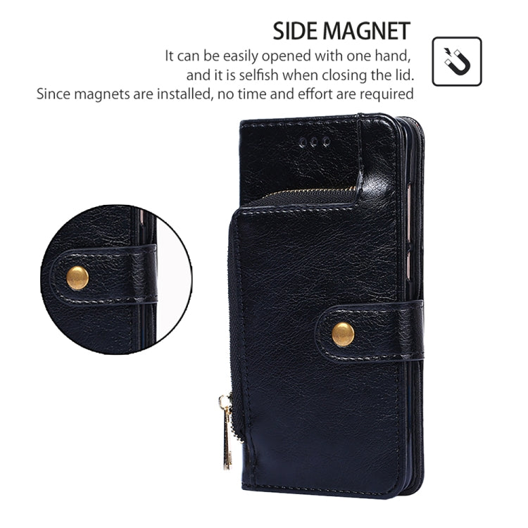 For Google Pixel 8a Zipper Bag Leather Phone Case(Black) - Google Cases by PMC TechLife | Online Shopping South Africa | PMC TechLife | Buy Now Pay Later Mobicred