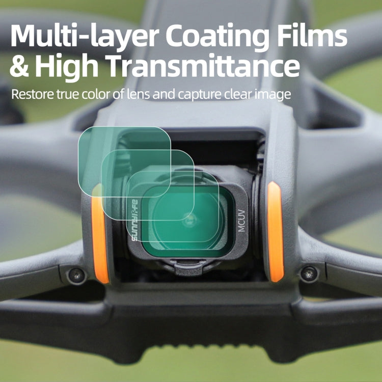 For DJI Avata 2 Sunnylife Camera Lens Filter, Filter:MCUV - Lens Filter by Sunnylife | Online Shopping South Africa | PMC TechLife | Buy Now Pay Later Mobicred