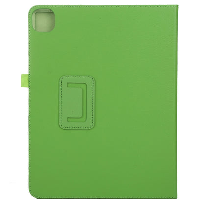 For iPad Air 11 2024 Litchi Texture Solid Color Leather Tablet Case(Green) - iPad Air 11 2024 Cases by PMC Jewellery | Online Shopping South Africa | PMC Jewellery | Buy Now Pay Later Mobicred