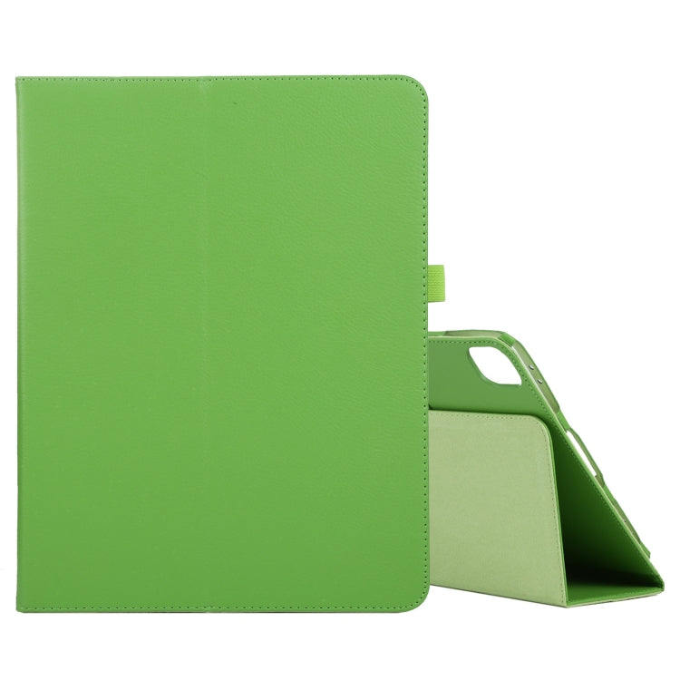 For iPad Pro 11 2024 Litchi Texture Solid Color Leather Tablet Case(Green) - iPad Pro 11 2024 Cases by PMC TechLife | Online Shopping South Africa | PMC TechLife | Buy Now Pay Later Mobicred