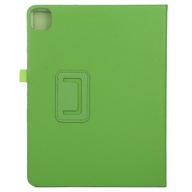 For iPad Pro 11 2024 Litchi Texture Solid Color Leather Tablet Case(Green) - iPad Pro 11 2024 Cases by PMC TechLife | Online Shopping South Africa | PMC TechLife | Buy Now Pay Later Mobicred
