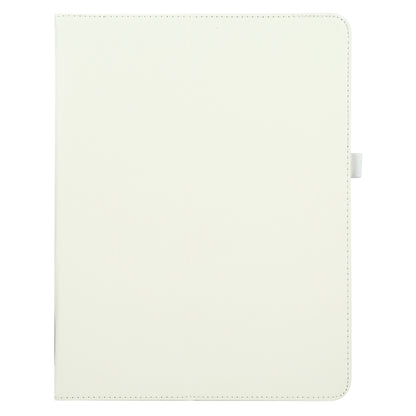 For iPad Pro 11 2024 Litchi Texture Solid Color Leather Tablet Case(White) - iPad Pro 11 2024 Cases by PMC Jewellery | Online Shopping South Africa | PMC Jewellery | Buy Now Pay Later Mobicred