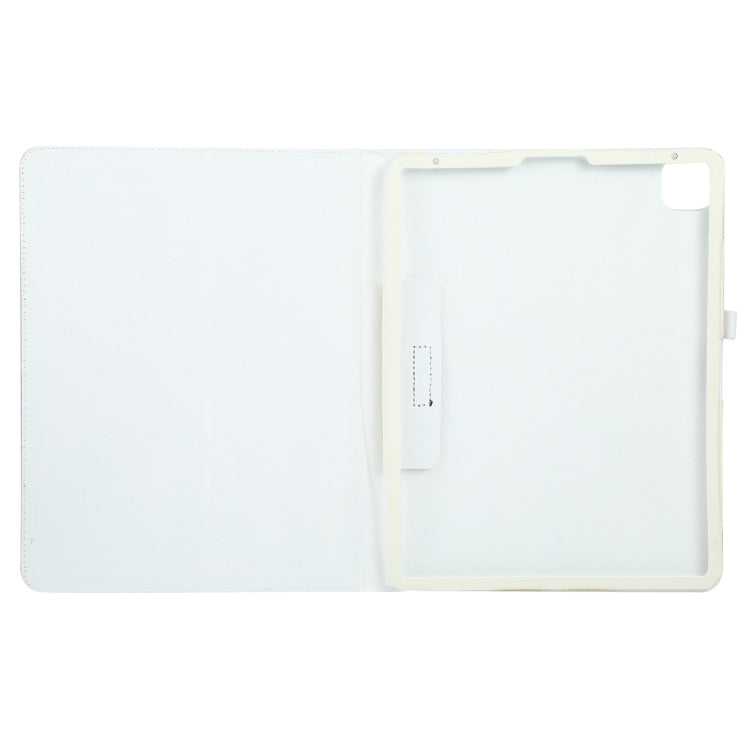 For iPad Pro 11 2024 Litchi Texture Solid Color Leather Tablet Case(White) - iPad Pro 11 2024 Cases by PMC TechLife | Online Shopping South Africa | PMC TechLife | Buy Now Pay Later Mobicred