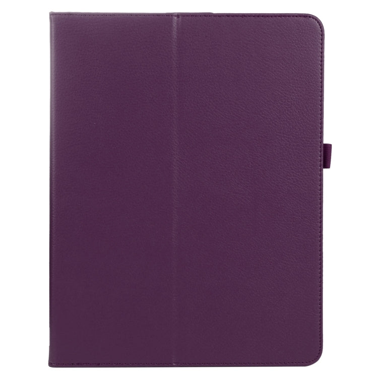 For iPad Pro 13 2024 Litchi Texture Solid Color Leather Tablet Case(Purple) - iPad Pro 13 2024 Cases by PMC Jewellery | Online Shopping South Africa | PMC Jewellery | Buy Now Pay Later Mobicred