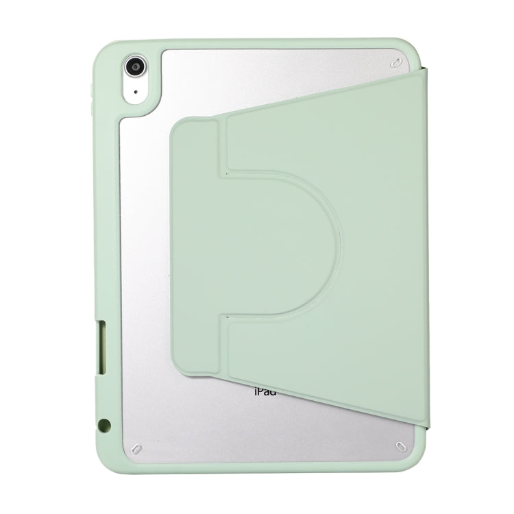 For iPad Pro 11 2024 2 in 1 Acrylic Split Rotating Leather Tablet Case(Matcha Green) - iPad Pro 11 2024 Cases by PMC TechLife | Online Shopping South Africa | PMC TechLife | Buy Now Pay Later Mobicred
