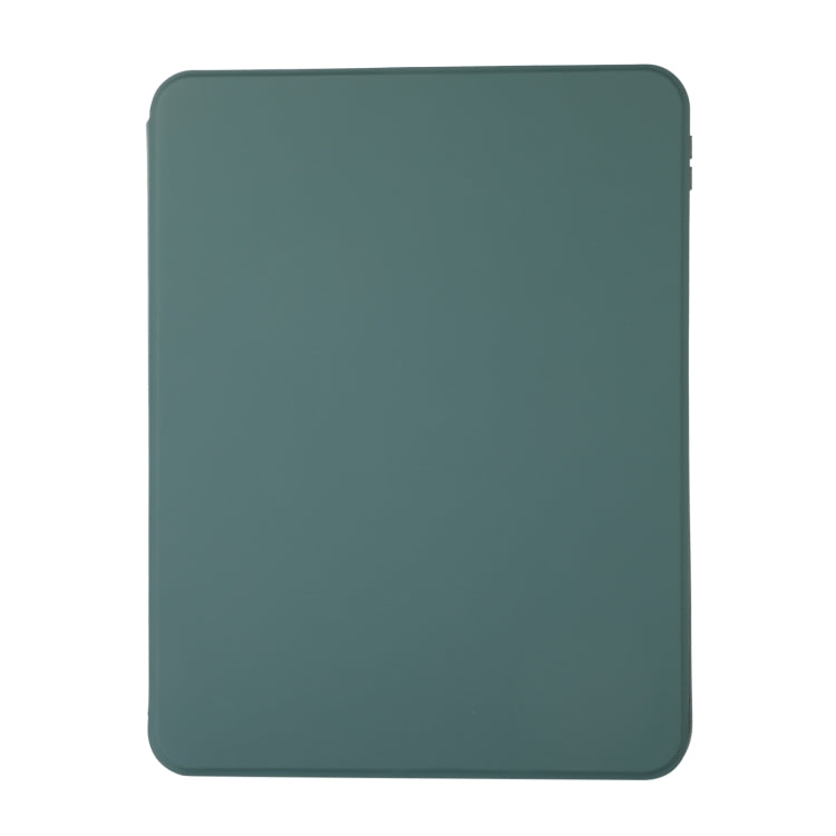 For iPad Pro 11 2024 2 in 1 Acrylic Split Rotating Leather Tablet Case(Pine Needle Green) - iPad Pro 11 2024 Cases by PMC TechLife | Online Shopping South Africa | PMC TechLife | Buy Now Pay Later Mobicred