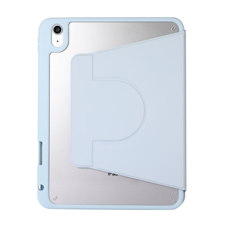 For iPad Pro 13 2024 2 in 1 Acrylic Split Rotating Leather Tablet Case(Ice Blue) - iPad Pro 13 2024 Cases by PMC Jewellery | Online Shopping South Africa | PMC Jewellery | Buy Now Pay Later Mobicred