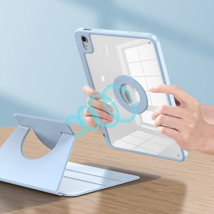 For iPad Pro 11 2024 2 in 1 Acrylic Split Rotating Leather Tablet Case(Black) - iPad Pro 11 2024 Cases by PMC TechLife | Online Shopping South Africa | PMC TechLife | Buy Now Pay Later Mobicred