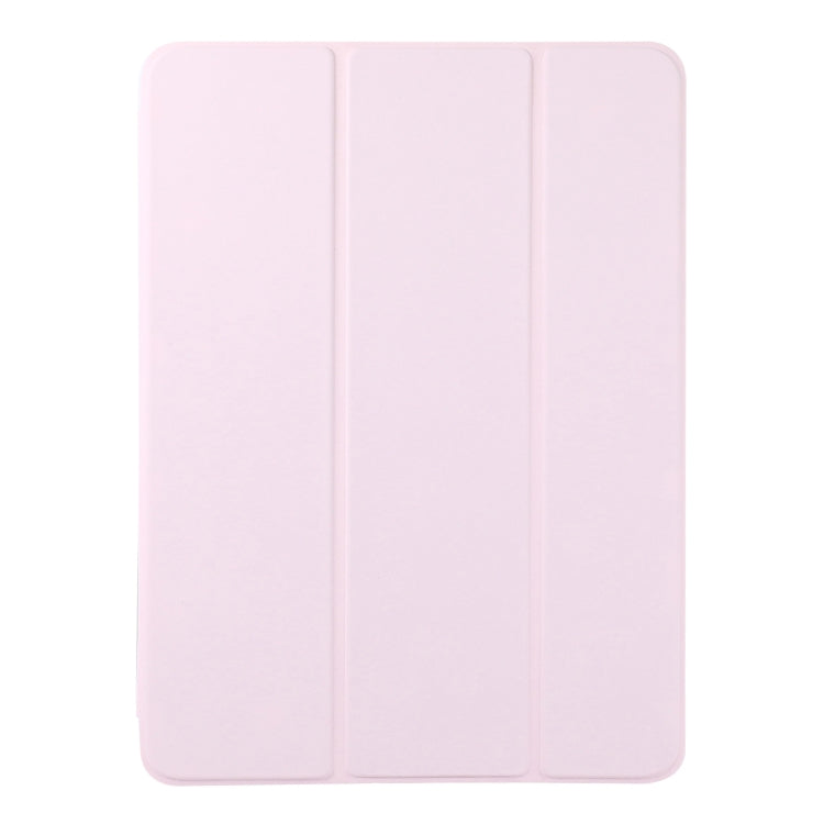 For iPad Pro 13 2024 Double-sided Clip Non-buckle Magnetic PU Smart Tablet Case(Pink) - iPad Air 13 2025 / 2024 Cases by PMC TechLife | Online Shopping South Africa | PMC TechLife | Buy Now Pay Later Mobicred