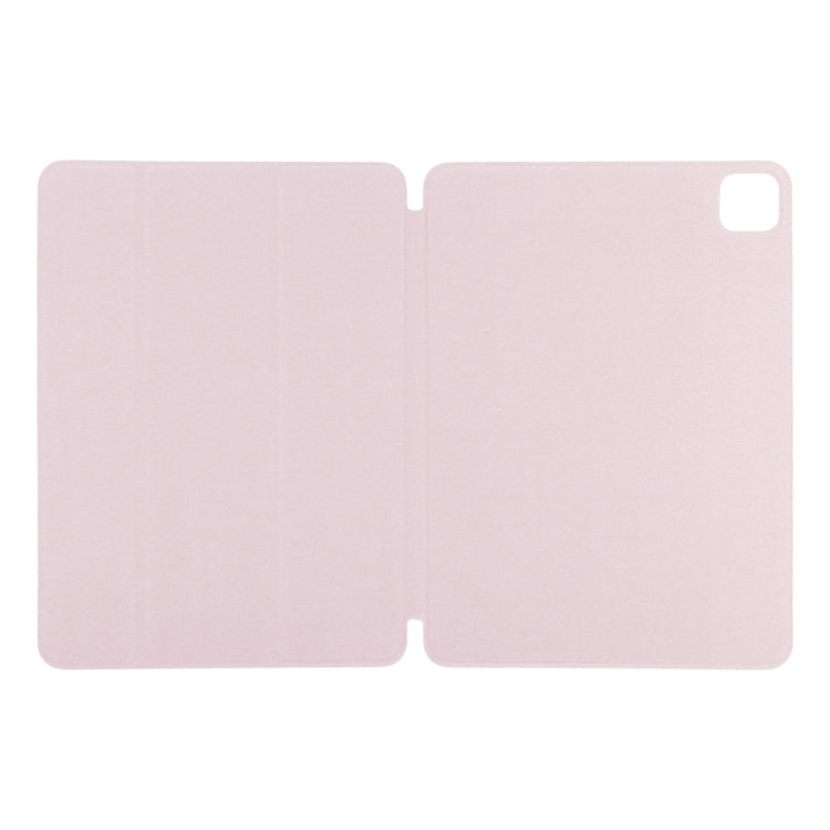 For iPad Pro 13 2024 Double-sided Clip Non-buckle Magnetic PU Smart Tablet Case(Pink) - iPad Air 13 2025 / 2024 Cases by PMC TechLife | Online Shopping South Africa | PMC TechLife | Buy Now Pay Later Mobicred