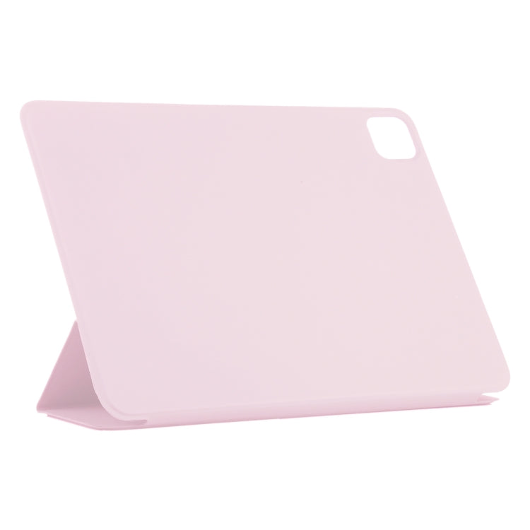 For iPad Pro 13 2024 Double-sided Clip Non-buckle Magnetic PU Smart Tablet Case(Pink) - iPad Air 13 2025 / 2024 Cases by PMC TechLife | Online Shopping South Africa | PMC TechLife | Buy Now Pay Later Mobicred
