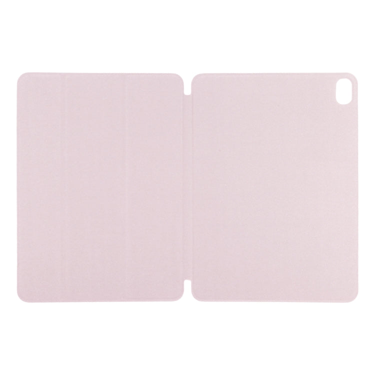 For iPad Air 11 2024 Double-sided Clip Non-buckle Magnetic PU Smart Tablet Case(Pink) - iPad Air 11 2024 Cases by PMC Jewellery | Online Shopping South Africa | PMC Jewellery | Buy Now Pay Later Mobicred