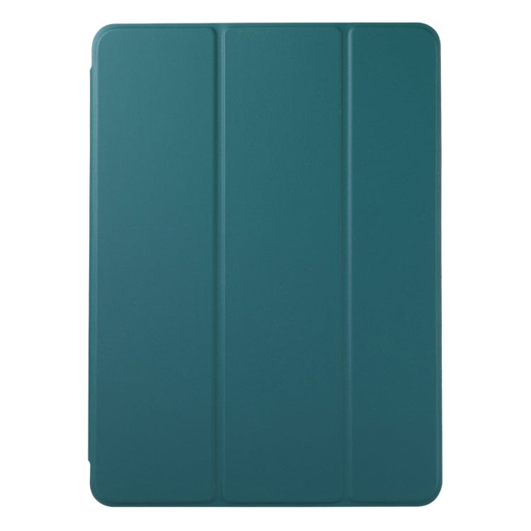 For iPad Air 11 2024 Double-sided Clip Non-buckle Magnetic PU Smart Tablet Case(Dark Green) - iPad Air 11 2024 Cases by PMC Jewellery | Online Shopping South Africa | PMC Jewellery | Buy Now Pay Later Mobicred