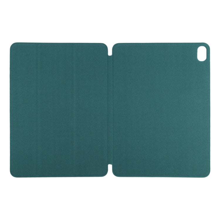 For iPad Air 11 2024 Double-sided Clip Non-buckle Magnetic PU Smart Tablet Case(Dark Green) - iPad Air 11 2024 Cases by PMC Jewellery | Online Shopping South Africa | PMC Jewellery | Buy Now Pay Later Mobicred