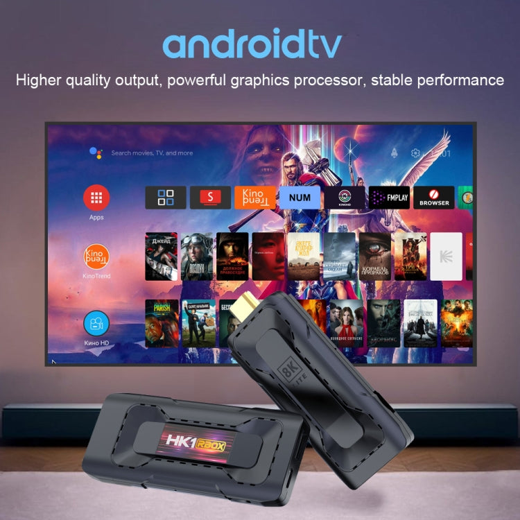 HK1 RBOX D8 RK3528 Android 13.0 Quad Core 8K HD Wifi6 Bluetooth TV Stick, RAM:2GB+16GB(US Plug) - Android TV Sticks by PMC TechLife | Online Shopping South Africa | PMC TechLife | Buy Now Pay Later Mobicred