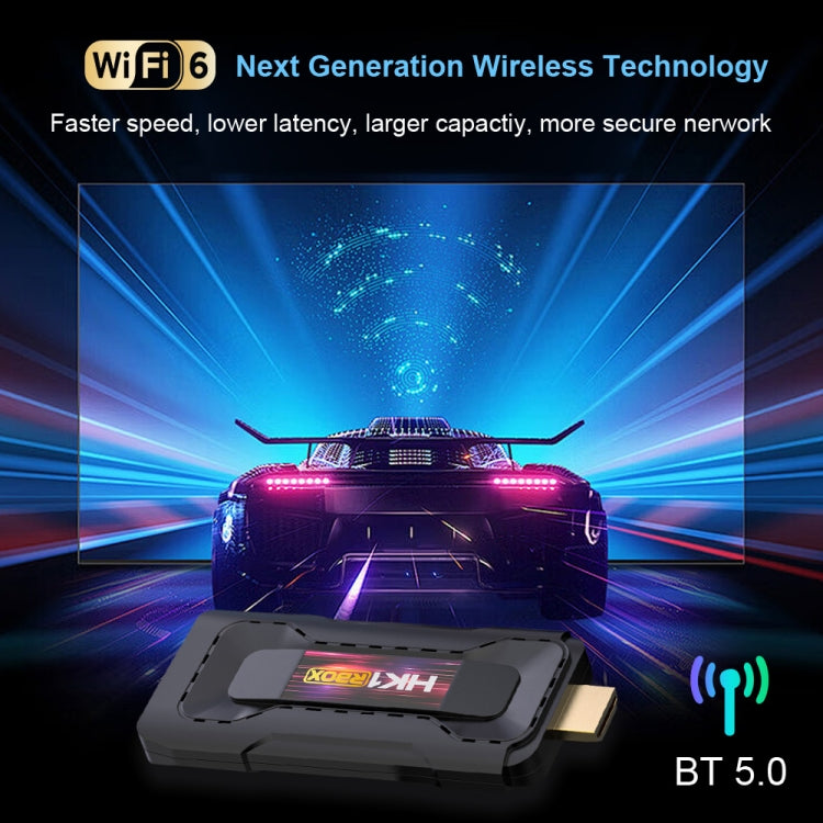 HK1 RBOX D8 RK3528 Android 13.0 Quad Core 8K HD Wifi6 Bluetooth TV Stick, RAM:4GB+32GB(EU Plug) - Android TV Sticks by PMC TechLife | Online Shopping South Africa | PMC TechLife | Buy Now Pay Later Mobicred