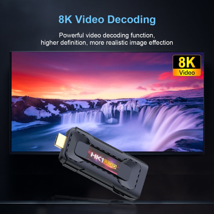 HK1 RBOX D8 RK3528 Android 13.0 Quad Core 8K HD Wifi6 Bluetooth TV Stick, RAM:4GB+32GB(US Plug) - Android TV Sticks by PMC TechLife | Online Shopping South Africa | PMC TechLife | Buy Now Pay Later Mobicred