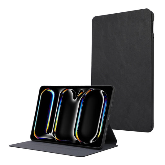 For iPad Pro 11 2024 TPU Flip Tablet Protective Leather Case(Black) - iPad Pro 11 2024 Cases by PMC Jewellery | Online Shopping South Africa | PMC Jewellery | Buy Now Pay Later Mobicred