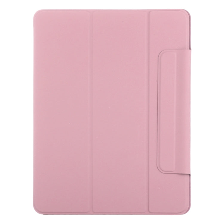 For iPad Pro 11 2024 Double-sided Clip Fixed Buckle Magnetic PU Leather Smart Tablet Case(Light Pink) - iPad Pro 11 2024 Cases by PMC Jewellery | Online Shopping South Africa | PMC Jewellery | Buy Now Pay Later Mobicred