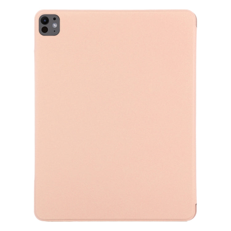 For iPad Pro 11 2024 Double-sided Clip Fixed Buckle Magnetic PU Leather Smart Tablet Case(Gold) - iPad Pro 11 2024 Cases by PMC TechLife | Online Shopping South Africa | PMC TechLife | Buy Now Pay Later Mobicred