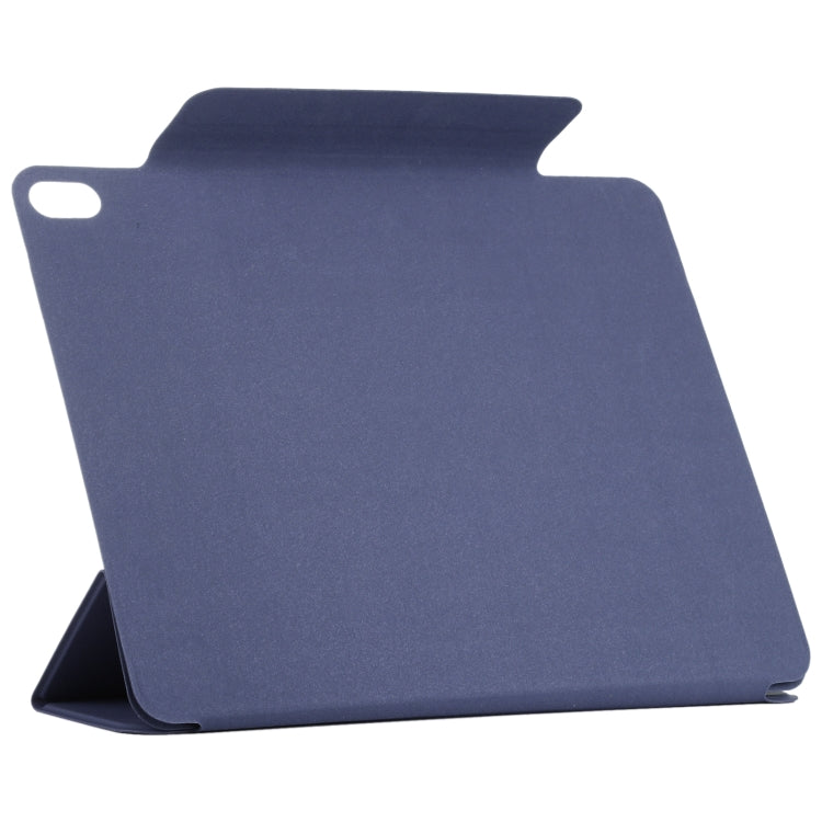 For iPad Air 13 2024 Double-sided Clip Fixed Buckle Magnetic PU Leather Smart Tablet Case(Dark Blue) - iPad Air 13 2024 Cases by PMC TechLife | Online Shopping South Africa | PMC TechLife | Buy Now Pay Later Mobicred