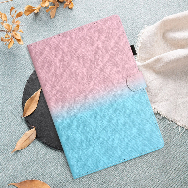 For iPad Pro 11 2024 Stitching Gradient Smart Leather Tablet Case(Pink Blue) - iPad Pro 11 2024 Cases by PMC TechLife | Online Shopping South Africa | PMC TechLife | Buy Now Pay Later Mobicred