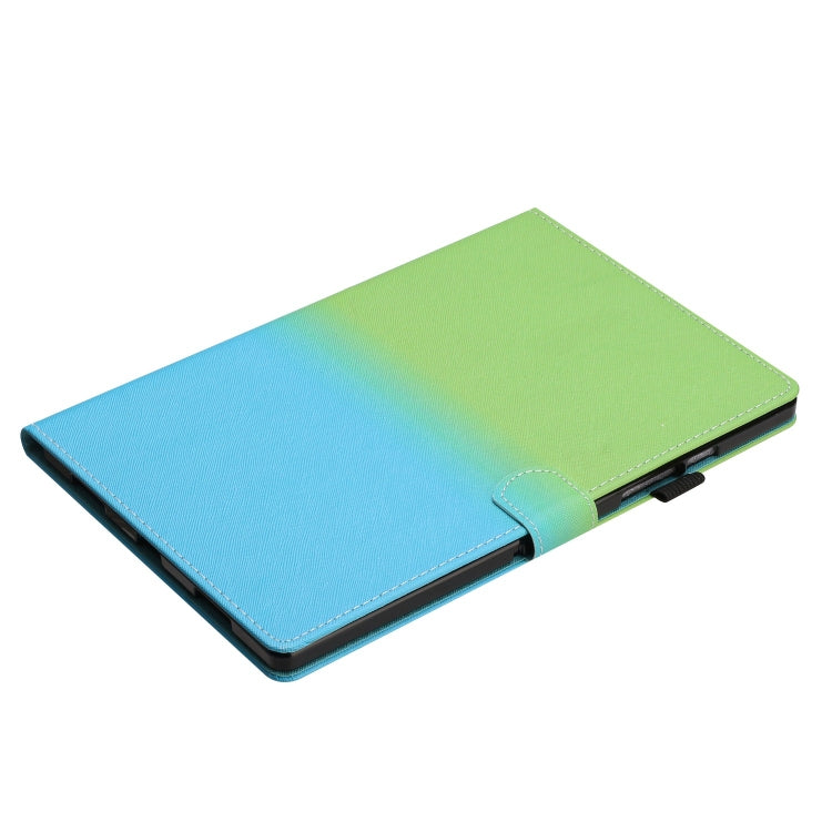 For iPad Pro 11 2024 Stitching Gradient Smart Leather Tablet Case(Green Blue) - iPad Pro 11 2024 Cases by PMC TechLife | Online Shopping South Africa | PMC TechLife | Buy Now Pay Later Mobicred