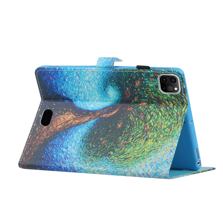 For iPad Pro 11 2024 Coloured Drawing Stitching Smart Leather Tablet Case(Abstract Tree) - iPad Pro 11 2024 Cases by PMC TechLife | Online Shopping South Africa | PMC TechLife | Buy Now Pay Later Mobicred