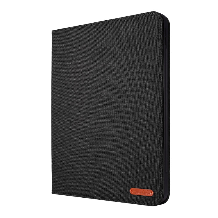 For iPad Air 13 2024 Fabric Leather Tablet Case(Black) - iPad Air 13 2024 Cases by PMC TechLife | Online Shopping South Africa | PMC TechLife | Buy Now Pay Later Mobicred