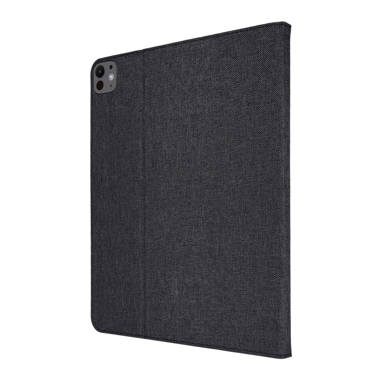 For iPad Air 13 2024 Fabric Leather Tablet Case(Black) - iPad Air 13 2024 Cases by PMC TechLife | Online Shopping South Africa | PMC TechLife | Buy Now Pay Later Mobicred