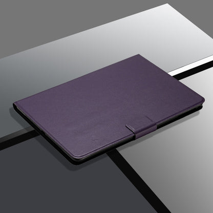 For iPad Pro 11 2024 Pure Color Smart Leather Tablet Case(Purple) - iPad Pro 11 2024 Cases by PMC Jewellery | Online Shopping South Africa | PMC Jewellery | Buy Now Pay Later Mobicred