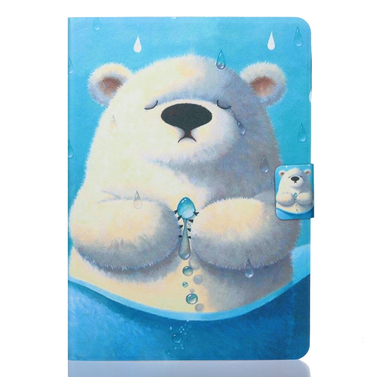 For iPad Pro 11 2024 Voltage Coloured Drawing Smart Leather Tablet Case(Polar Bear) - iPad Pro 11 2024 Cases by PMC Jewellery | Online Shopping South Africa | PMC Jewellery | Buy Now Pay Later Mobicred