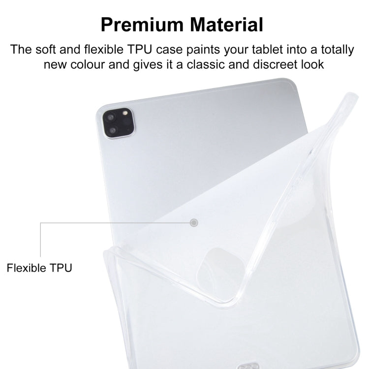 For iPad Air 13 2024 TPU Tablet Case(Frosted Clear) - iPad Air 13 2024 Cases by PMC TechLife | Online Shopping South Africa | PMC TechLife | Buy Now Pay Later Mobicred