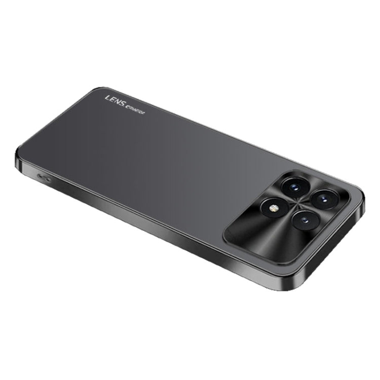 For Xiaomi Redmi K70 Pro AG Frosted Electroplating Acrylic Phone Case(Black) - Xiaomi Cases by PMC Jewellery | Online Shopping South Africa | PMC Jewellery | Buy Now Pay Later Mobicred