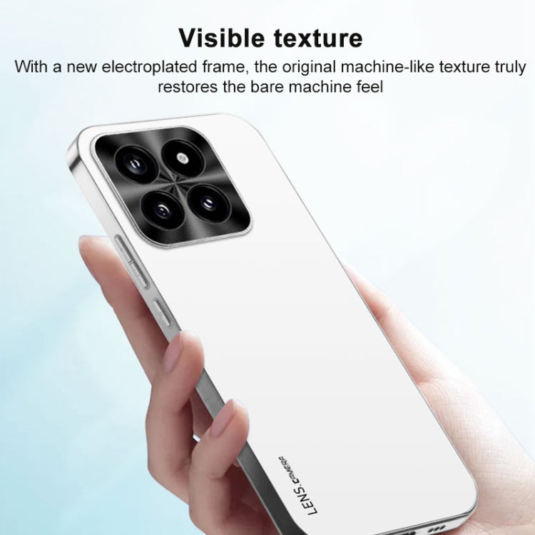 For Xiaomi Redmi K70 Pro AG Frosted Electroplating Acrylic Phone Case(Black) - Xiaomi Cases by PMC Jewellery | Online Shopping South Africa | PMC Jewellery | Buy Now Pay Later Mobicred