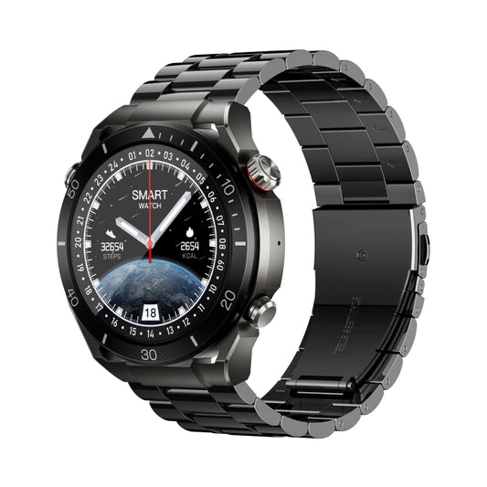 WS-20 1.43 inch IP67 Sport Smart Watch Support Bluetooth Call / Sleep / Blood Oxygen / Heart Rate / Blood Pressure Health Monitor, Steel Strap(Black) - Smart Watches by PMC Jewellery | Online Shopping South Africa | PMC Jewellery | Buy Now Pay Later Mobicred