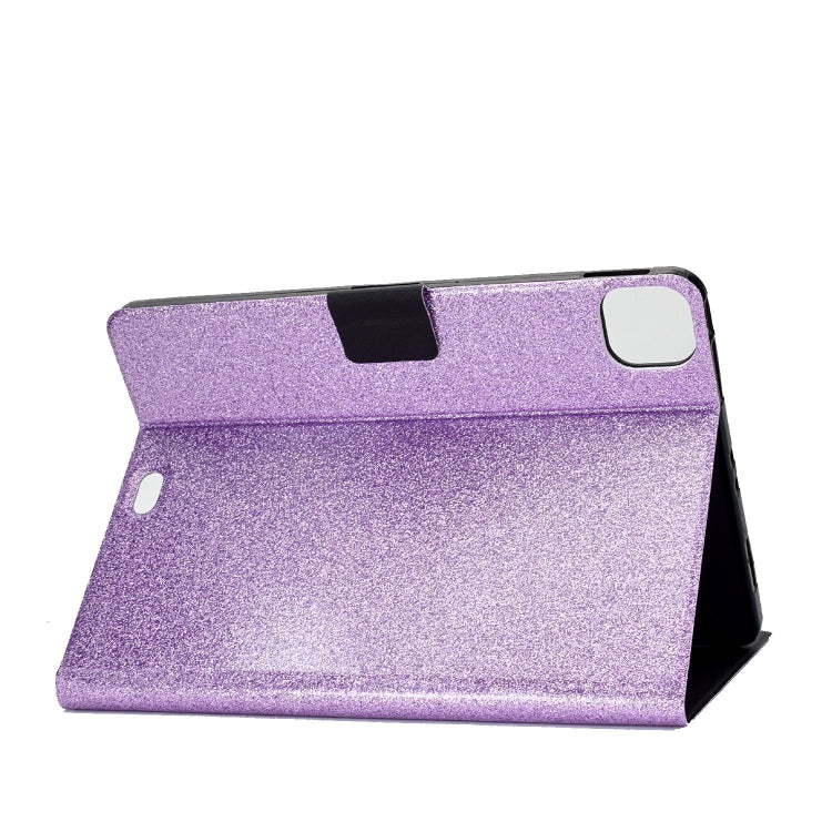 For iPad Pro 11 2024 Varnish Glitter Powder Smart Leather Tablet Case(Purple) - iPad Pro 11 2024 Cases by PMC TechLife | Online Shopping South Africa | PMC TechLife | Buy Now Pay Later Mobicred